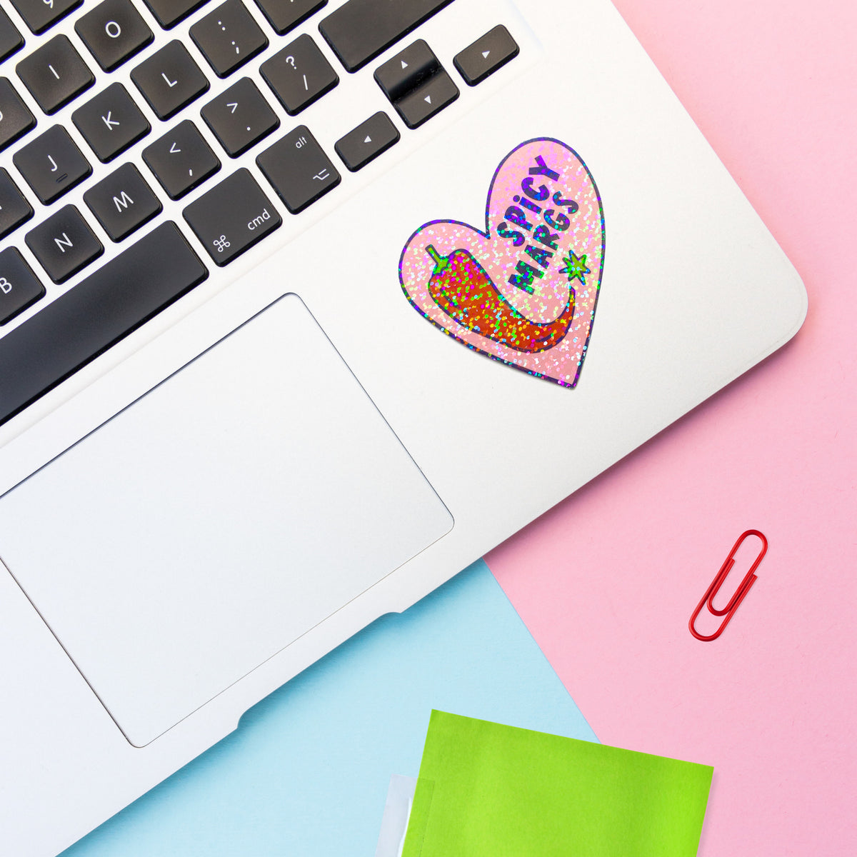 Spicy Margs Holographic Sparkle Vinyl Sticker
