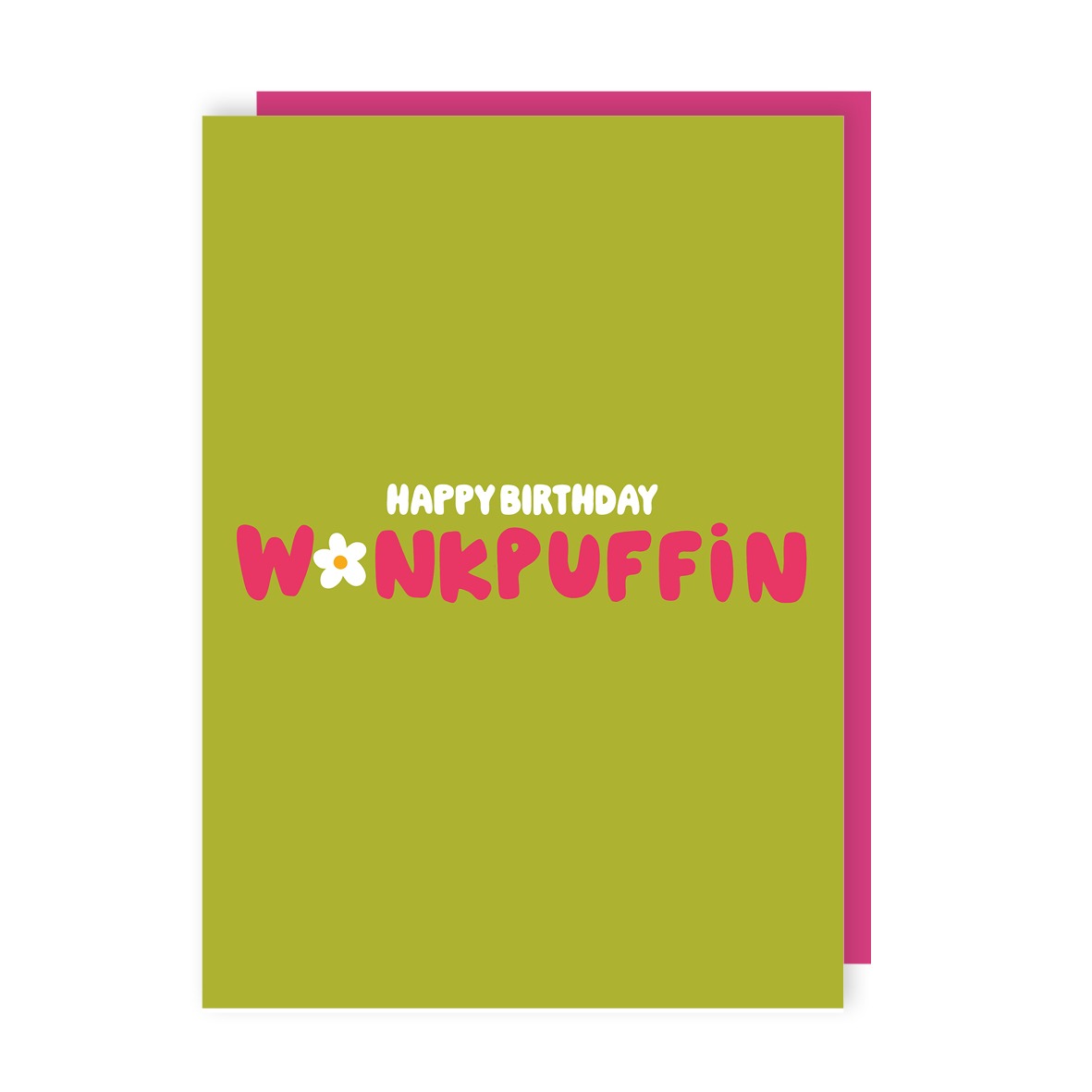 W*nkpuffin Birthday Card