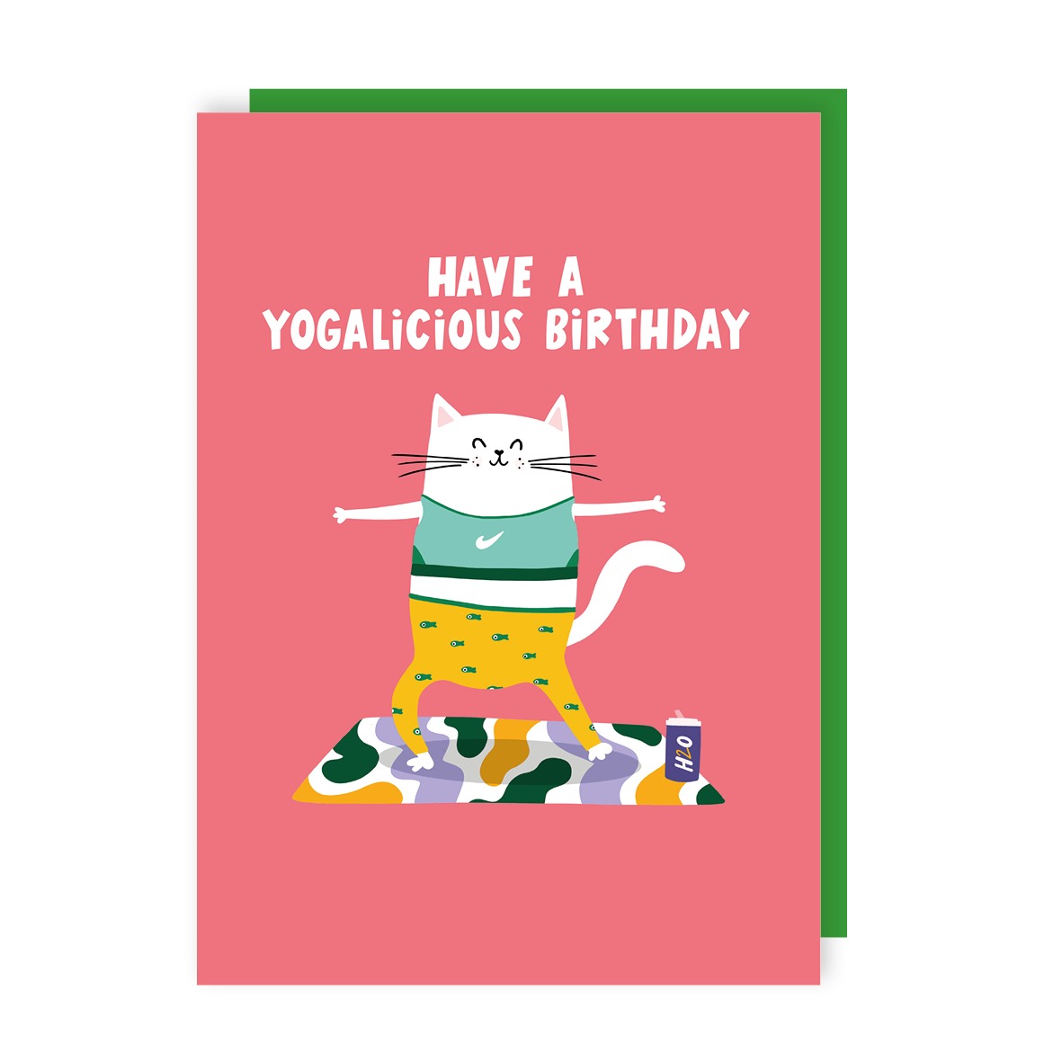 Yogalicious Birthday Card