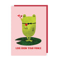 Your Prince Frog Love Card