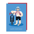 Beer Bike Birthday Card