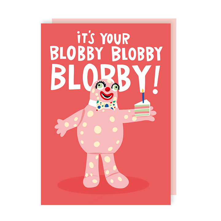 Blobby Birthday Card