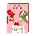 Cats Christmas Card