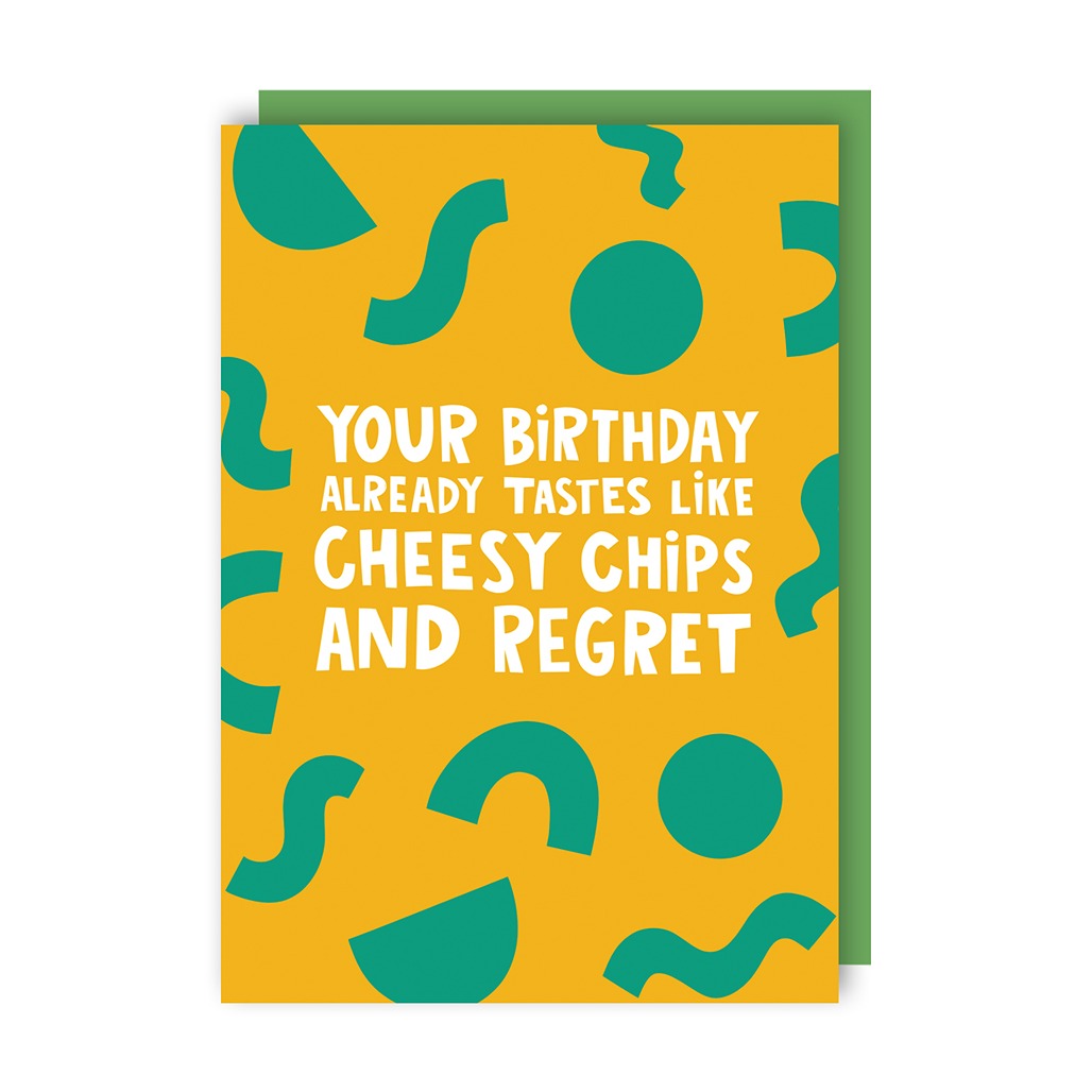 Cheesy Chips Birthday Card