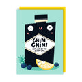 Chin Chin Gin Congratulations Card