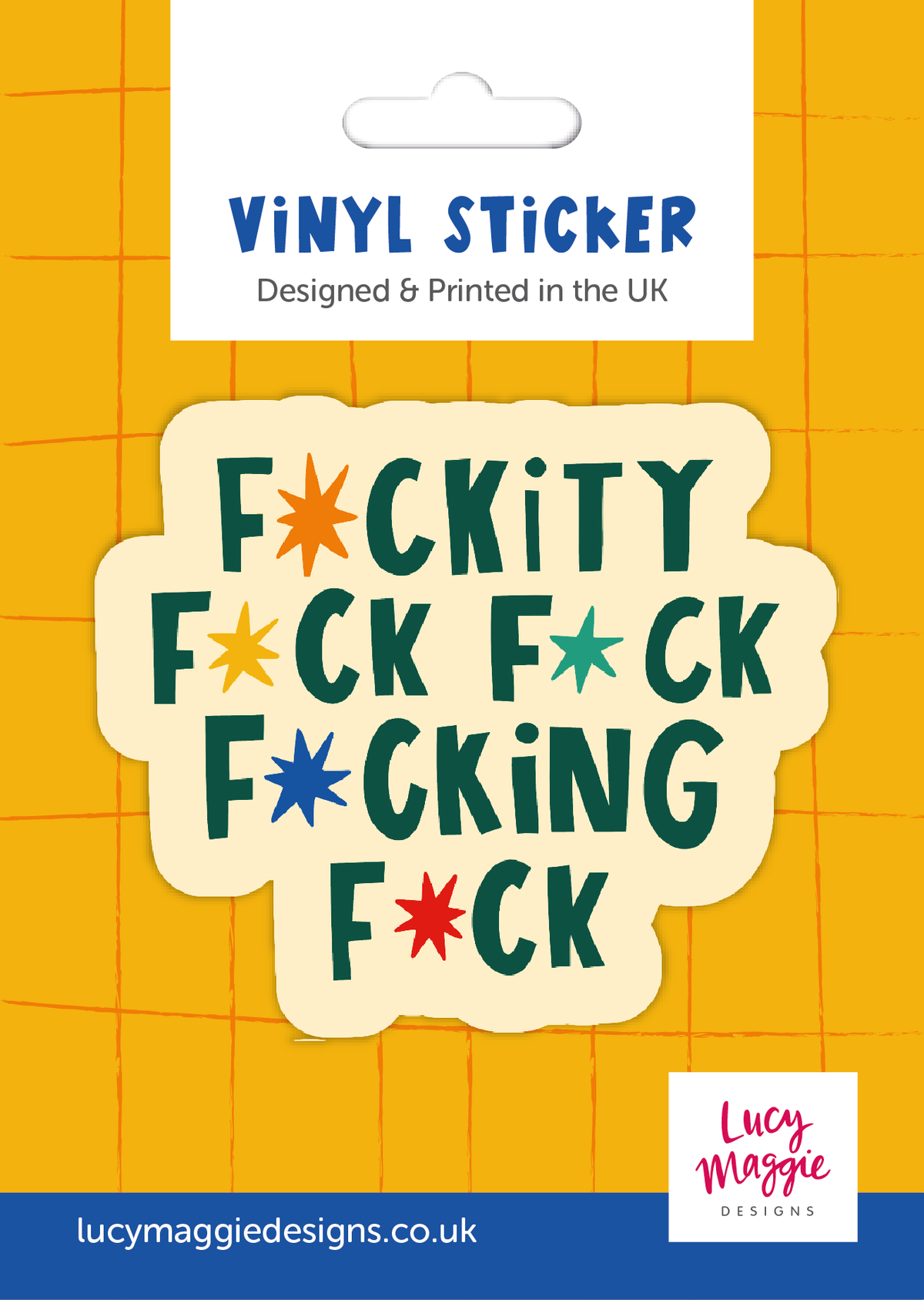 Fuckity Fuck Fuck Vinyl Sticker