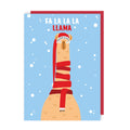 Fa la la Llama Christmas Card