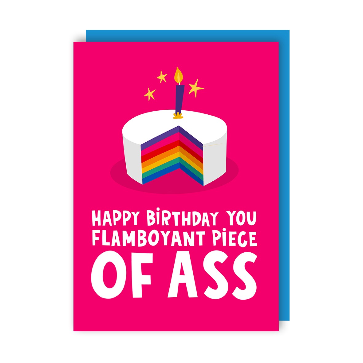 Flamboyant Birthday Card