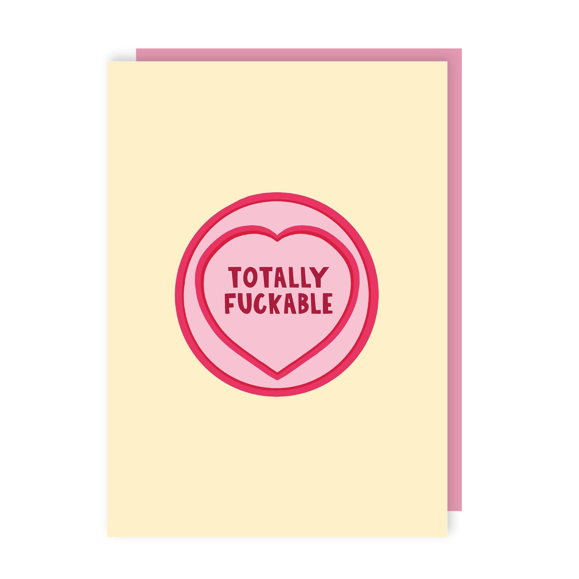 Fuckable Love Heart Love Card