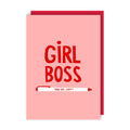 Girl Boss New Job Card