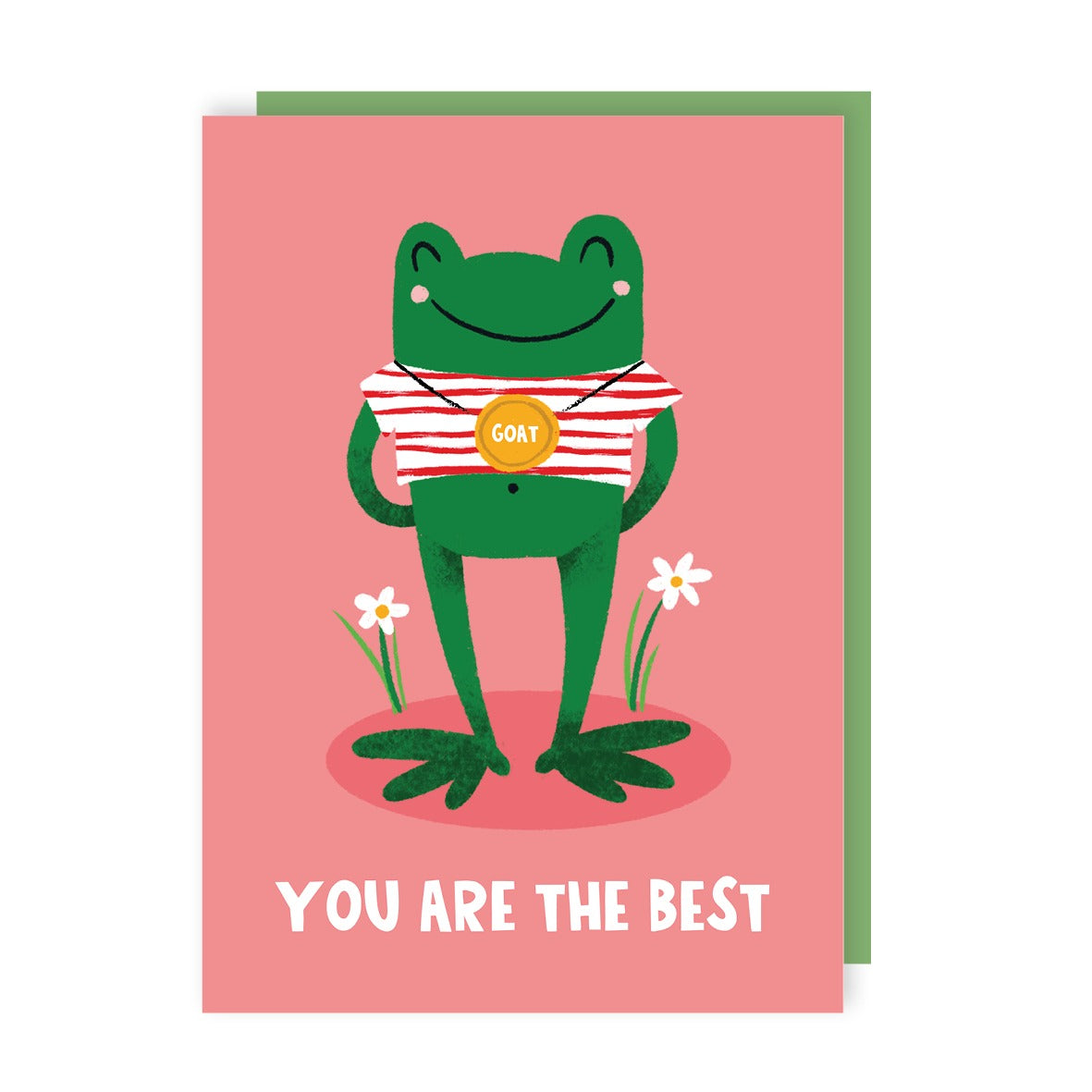 You're The Best G.O.A.T Frog Appreciation Card