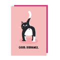 Good Riddance Leaving Card