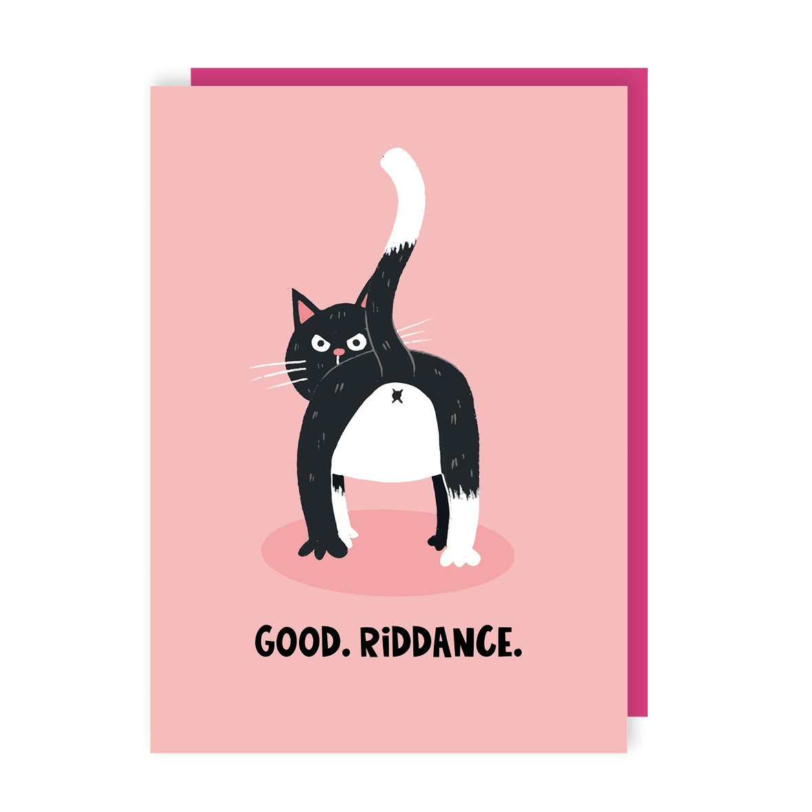 Good Riddance Leaving Card