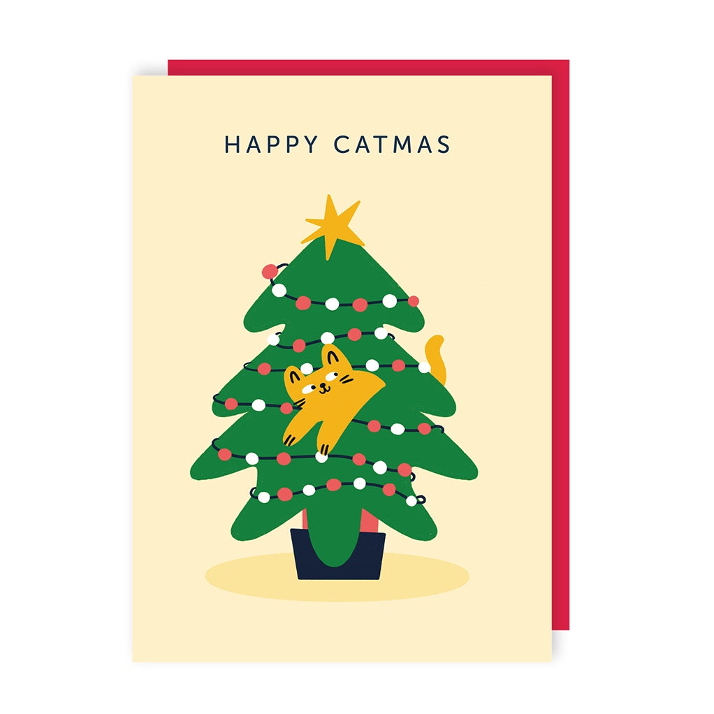 Happy Catmas Christmas Card