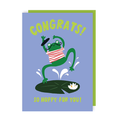 So Hoppy For You Congratulations Card