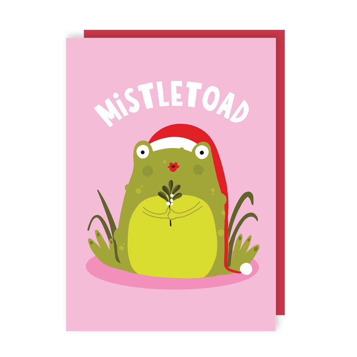 Mistletoad Christmas Card