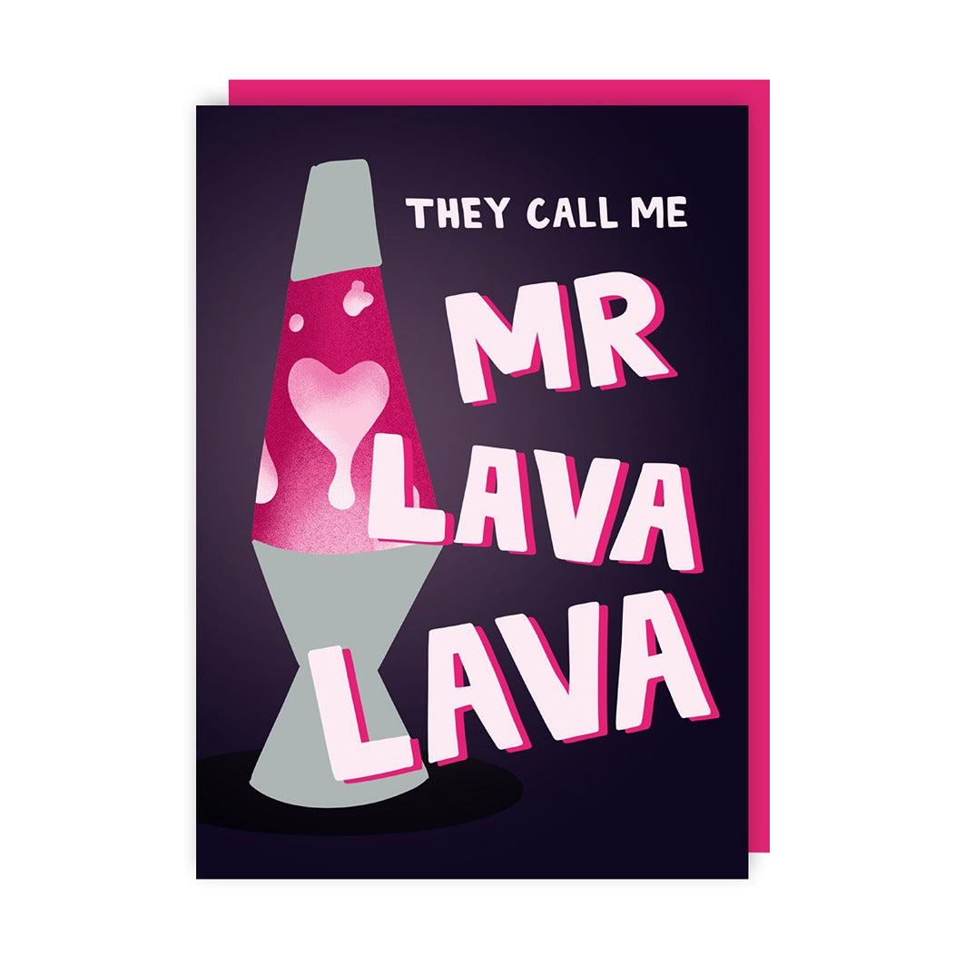 Mr Lava Lava Love Card