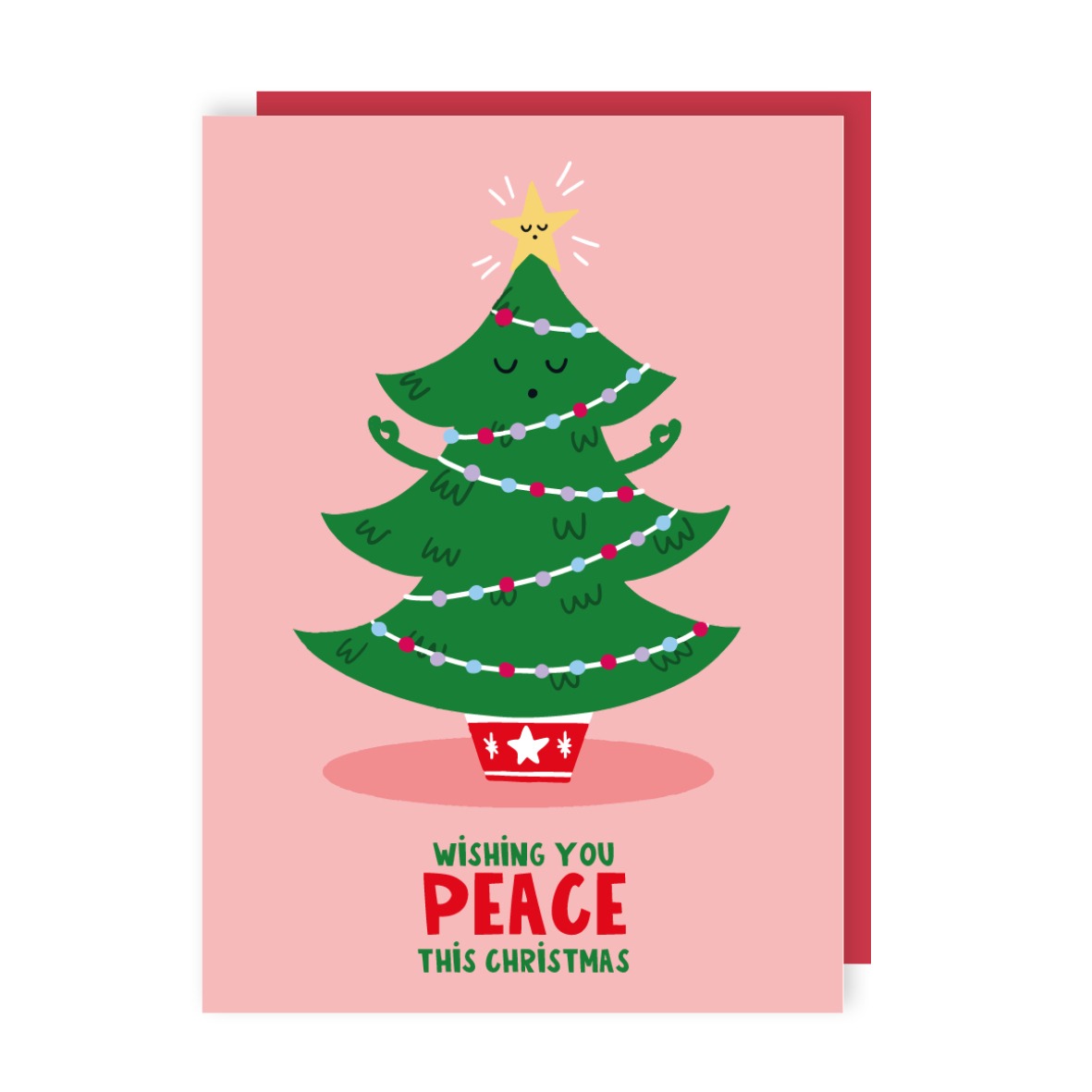 Wishing You Peace Christmas Card