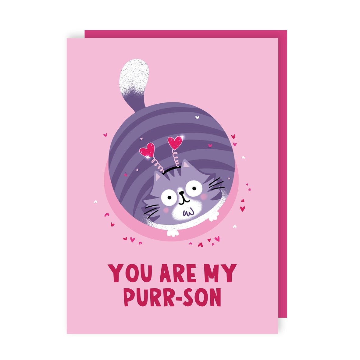 You're My Purr-son Cat Love Card