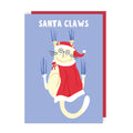 Santa Claws Christmas Card