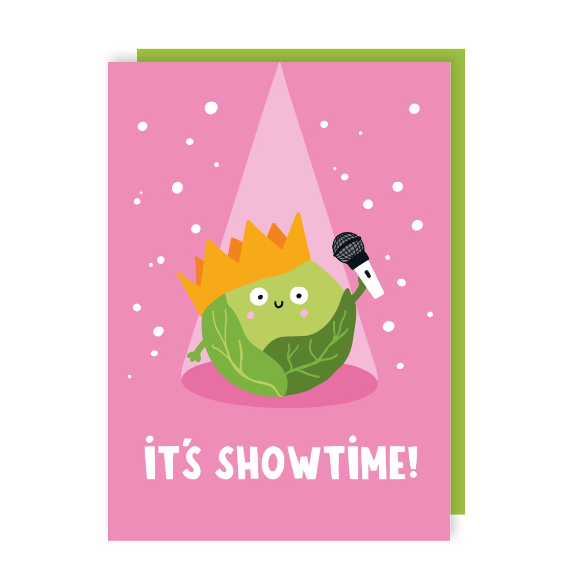 It's Showtime Sprout Christmas Card