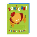 Bonjour You Silly Croissant Thinking of You Card