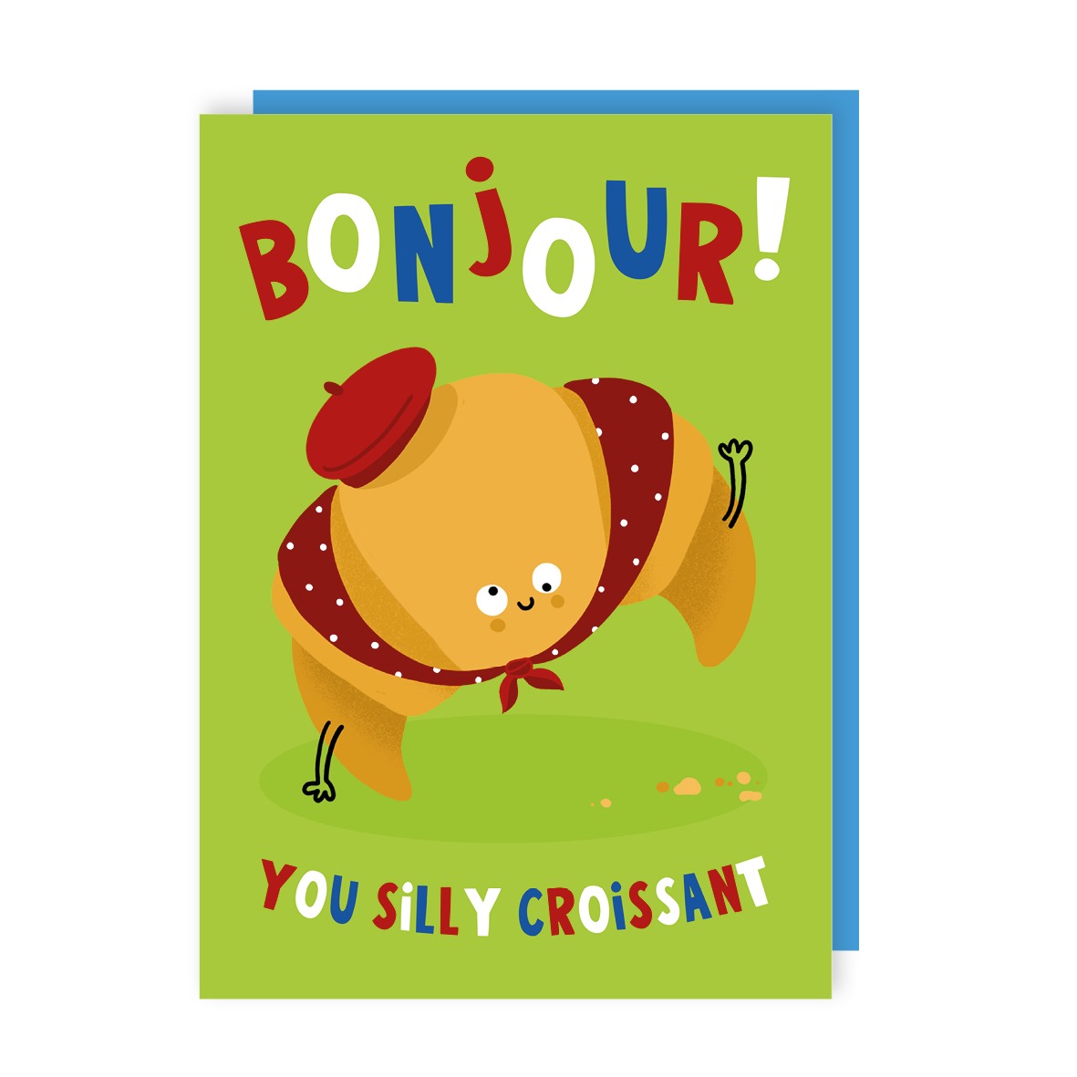 Bonjour You Silly Croissant Thinking of You Card