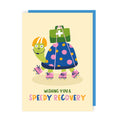 Speedy Recovery Turtle Get Well Card