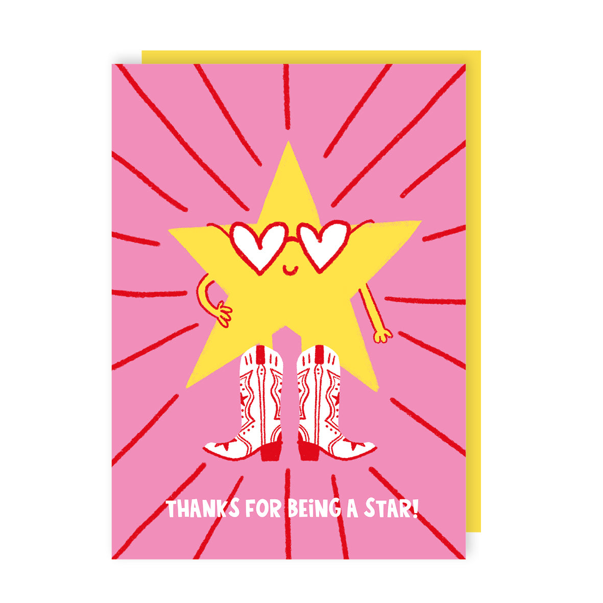 Star Thank You Card