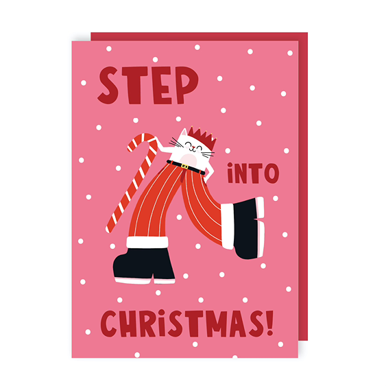 Step Into Christmas Card