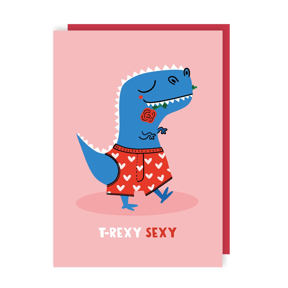 T-Rexy Sexy Dinosaur Love Card