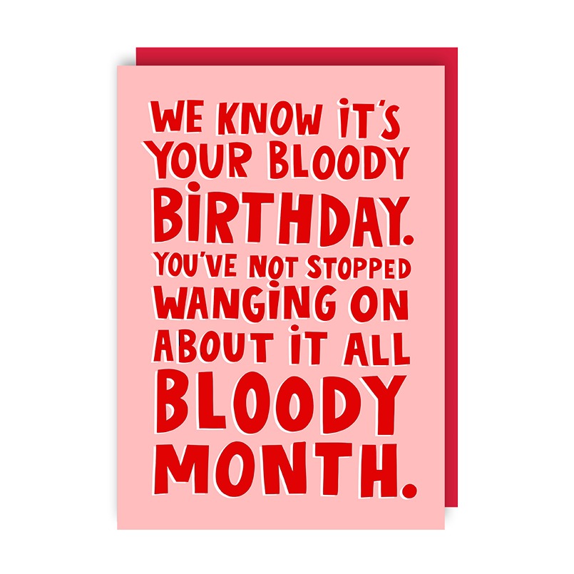 Wanging Birthday Card